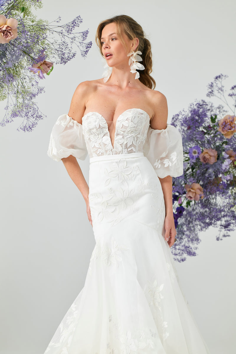 Megan Gown & Sleeves