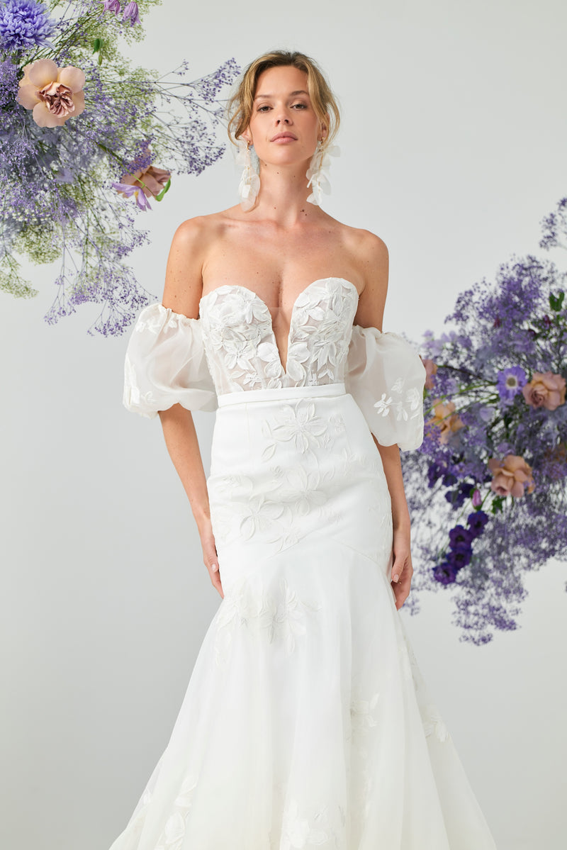 Megan Gown & Sleeves